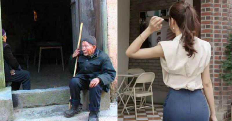 二婚娶了小我13歲大學生，閒暇回去看年邁的父母，剛進門我淚奔了