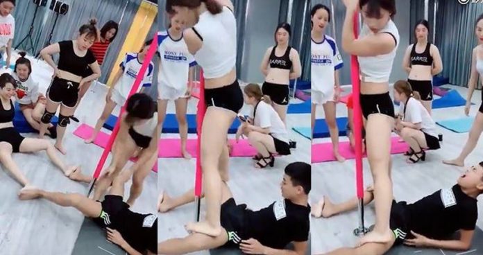 舞蹈教室根本開後宮！男子壓筋視角超好…網友全暴動：此痛可忍