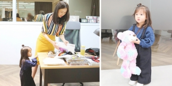 隋棠帶2歲Lucy上班「小跟班全紀錄」曝光！超可愛奶音「回家了」融化公司所有人！