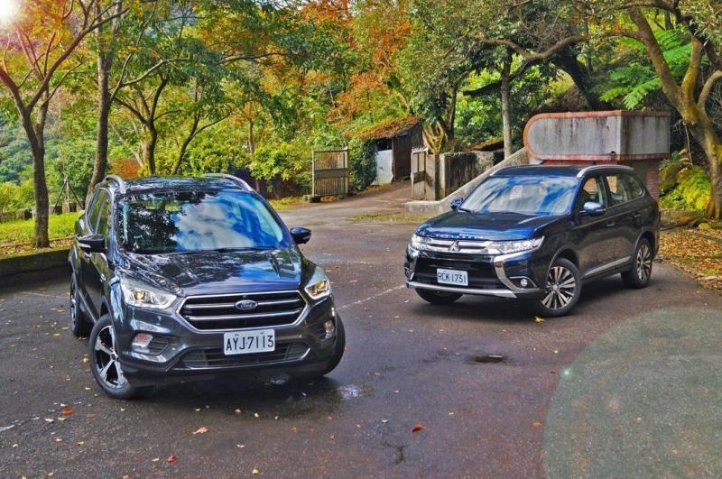 覺得不輸！Ford KUGA 環景動勁版vs. 19年式Mitsubishi Outlander | 深度報導