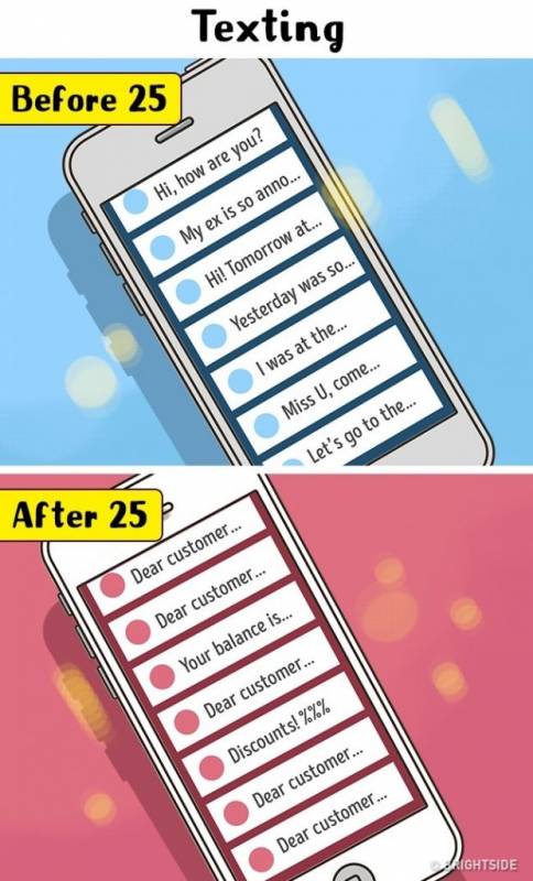11個「25歲前 VS. 25歲後」的超明顯變化！不想承認也不行了…