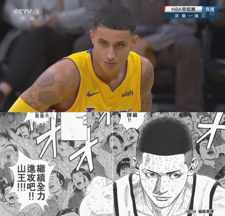 井上神預言，灌籃高手與NBA現役球員撞臉照