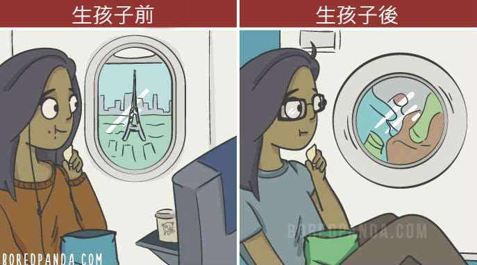 18張爸媽一定懂的「為人父母前後」對比圖，爸爸星期一整個解脫差點沒笑死！