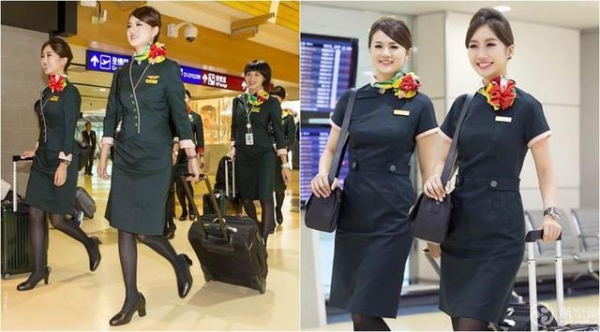 長榮空姐「嫌新制服醜」拍照最後留念！照片曝光美到「連國外媒體都讚嘆」！