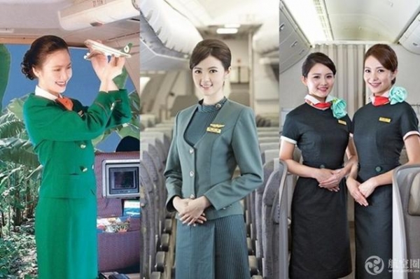長榮空姐「嫌新制服醜」拍照最後留念！照片曝光美到「連國外媒體都讚嘆」！