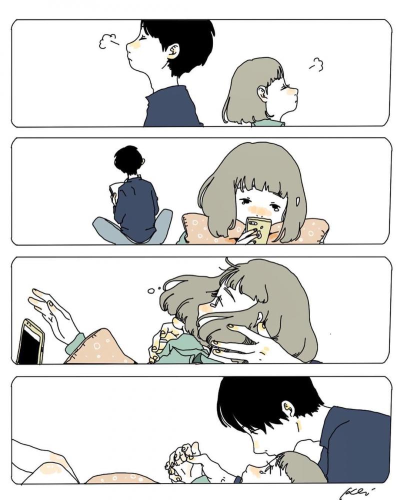 這款男友根本行走的暖爐～　「超甜情侶日常」體貼都在細節裡