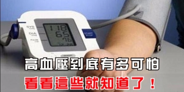 高血壓到底有多可怕，看看這些就知道了！醫生溫馨提醒！！
