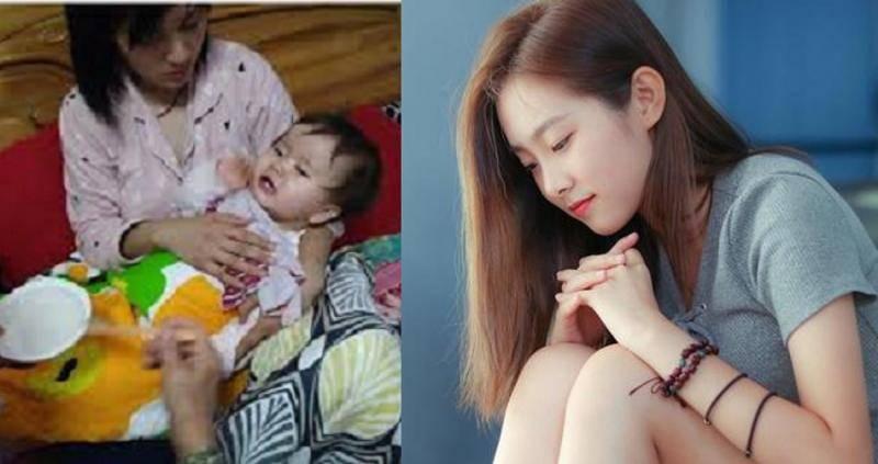 老婆沒做飯被老公扇耳光，老婆抱娃回娘家忘拿奶瓶，返回傻住！