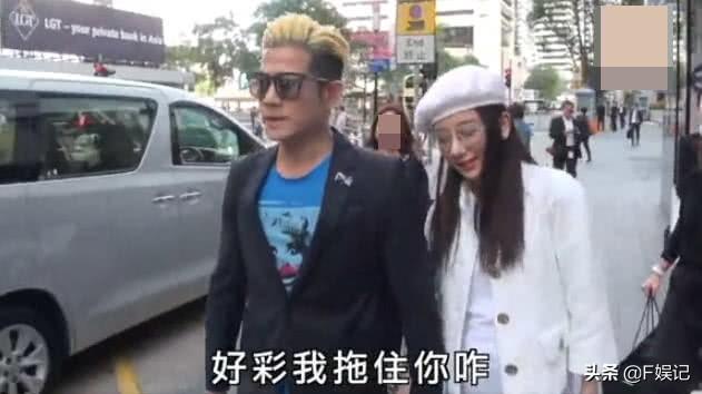 方媛逛名店險跌倒幸好老公牽著，店員第一反應比郭富城還緊張！