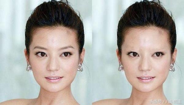 注意！9位女星「眉毛被P掉」後模樣太可怕！楊冪讓我傻眼了...Angelababy、趙薇太恐怖！