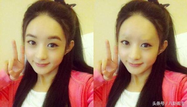 注意！9位女星「眉毛被P掉」後模樣太可怕！楊冪讓我傻眼了...Angelababy、趙薇太恐怖！