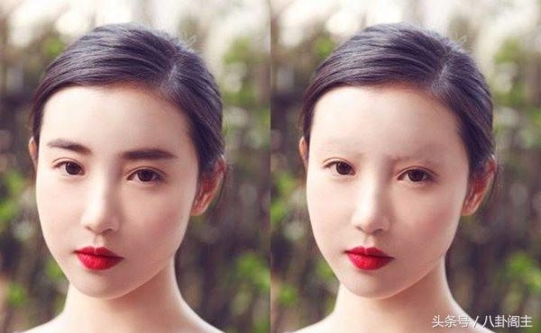 注意！9位女星「眉毛被P掉」後模樣太可怕！楊冪讓我傻眼了...Angelababy、趙薇太恐怖！