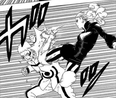 《博人傳》第32話情報，鳴人實力遠勝迪魯達，卻被豬隊友坑慘！