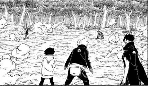 《博人傳》第32話情報，鳴人實力遠勝迪魯達，卻被豬隊友坑慘！