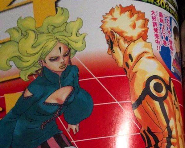 博人傳漫畫32回：殼組織迪魯達雙眼X光線能滅掉九尾模式鳴人！