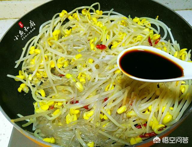 豆芽炒粉條怎麼炒才好吃？