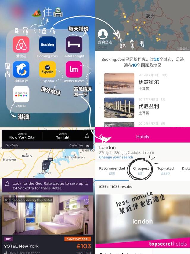 28個必備旅行app，手把手教你如何規劃旅遊路線