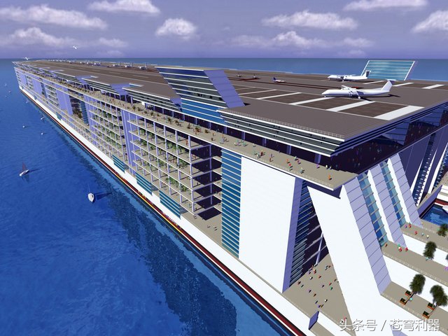 世界首個漂浮城市：一直漂浮海上，重270萬噸，兩年繞地球一圈！