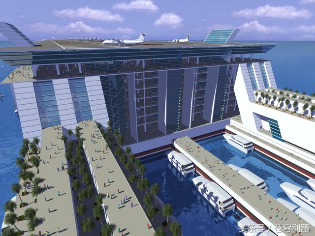 世界首個漂浮城市：一直漂浮海上，重270萬噸，兩年繞地球一圈！