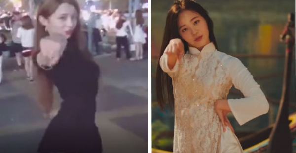 超正「偽娘」在街頭上大跳「熱舞」火辣身材讓人驚豔！但更讓人震撼的是一看他的身分證竟「已經XX歲了！」