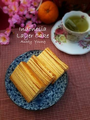 香醇美味的印尼千層蛋糕 Indonesia Layer Cake