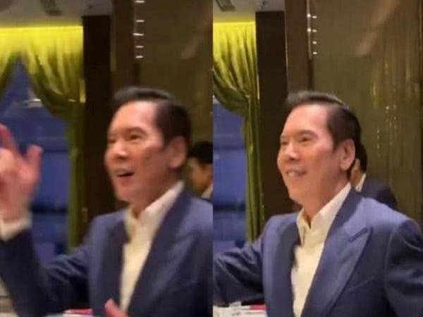 半個香港娛樂圈的聚會，張智霖讓全場沸騰，向太不顧老公變迷妹
