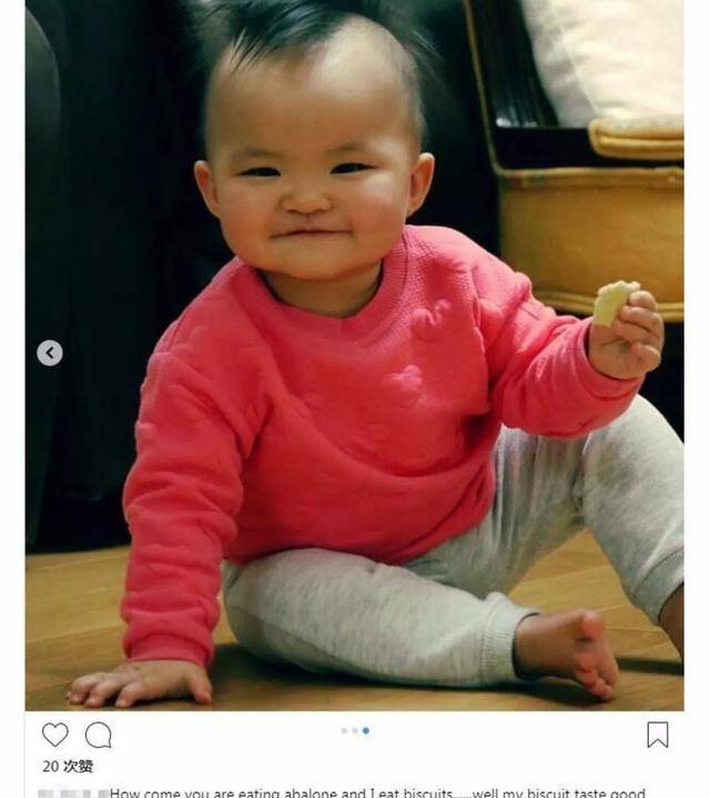 熊黛林富豪老公加入曬娃隊伍, 10個月小女兒髮型太雷人了