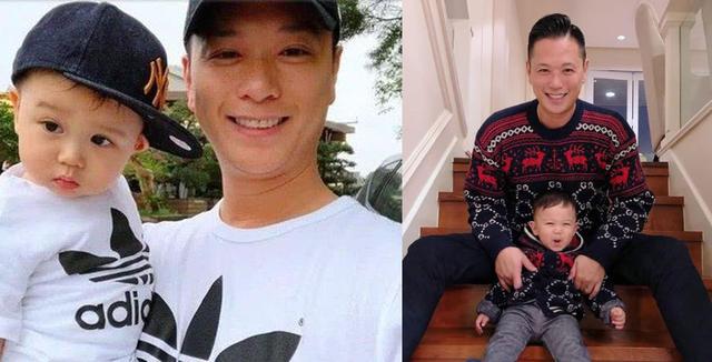 胡杏兒帶娃監控老爸，小奕霆頂「啤酒肚」老闆范兒十足！