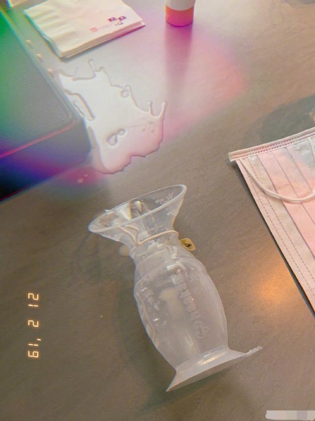陳意涵曬自己母乳，滴滴皆辛苦，笑稱：好想自己喝掉！