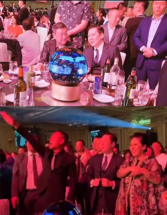 洗米華公司設宴驚動香港半個娛樂圈，向華強古天樂吳奇隆出席，古天樂聆聽汪峰高談闊論像個小學生！