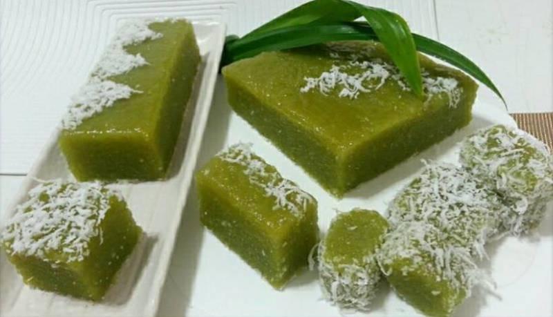【班蘭木薯糕】Steamed pandan Tapioca Kuih
