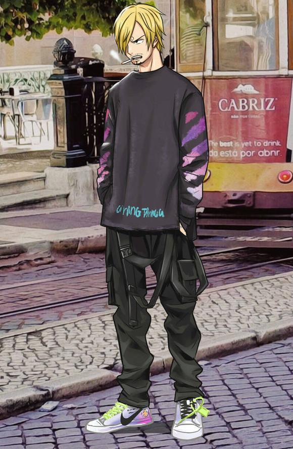 當《海賊王》中的九位角色穿上現代服裝，鷹眼最霸氣，羅最帥氣！