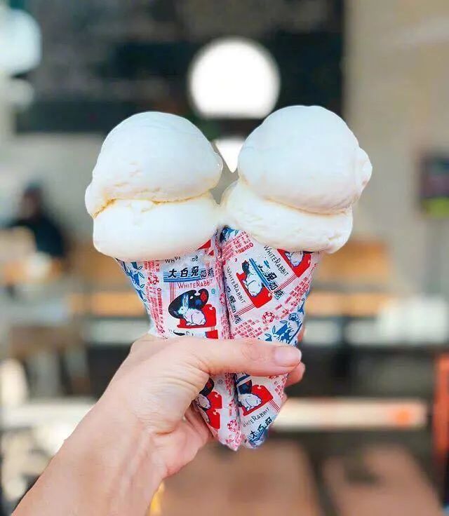 想吃！大白兔竟然出冰淇淋了？！網友：中國在搶貓爪杯，美國在搶冰淇淋... 