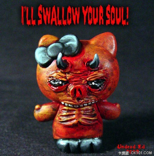 HELLO KITTY來還願了！嚐嚐老衲的棒子吧！ 
