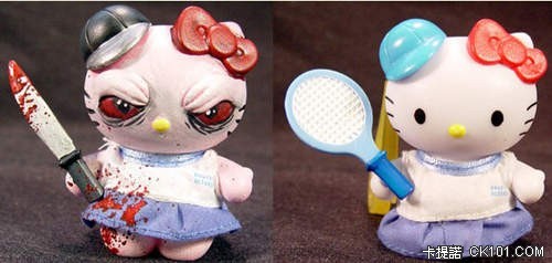 HELLO KITTY來還願了！嚐嚐老衲的棒子吧！ 