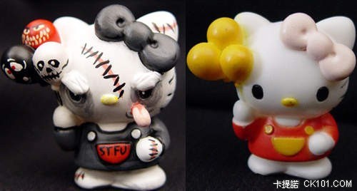 HELLO KITTY來還願了！嚐嚐老衲的棒子吧！ 