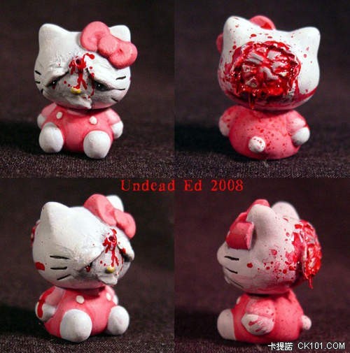 HELLO KITTY來還願了！嚐嚐老衲的棒子吧！ 