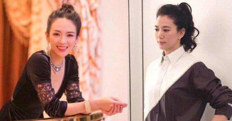 同是素顏，41歲章子怡和47歲袁詠儀差別忒大！網友：像差了個輩分