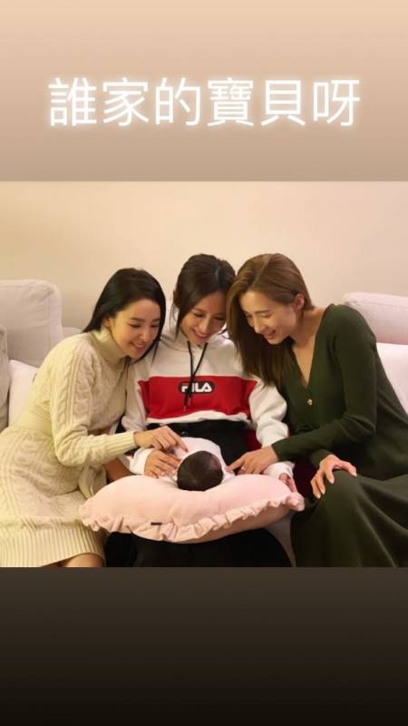陳凱琳產子一周，眾閨蜜組團探望，她身材完美已經進入媽媽角色