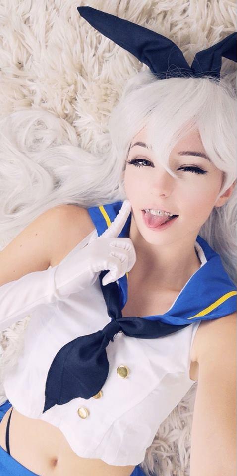 ２００萬粉絲追蹤！１９歲阿黑顏正妹《Belle Delphine》火了，玩起各種Cosplay讓人直呼凍未調