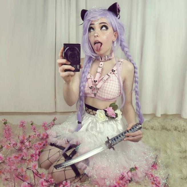 ２００萬粉絲追蹤！１９歲阿黑顏正妹《Belle Delphine》火了，玩起各種Cosplay讓人直呼凍未調