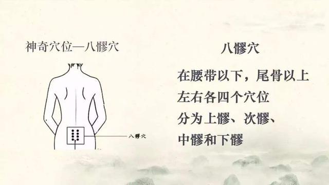 八髎穴原來有那麼神奇的作用