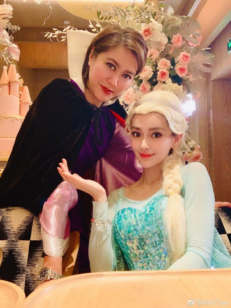 Angelababy超齡化身冰雪女王 網友：細佬反串更搶鏡！