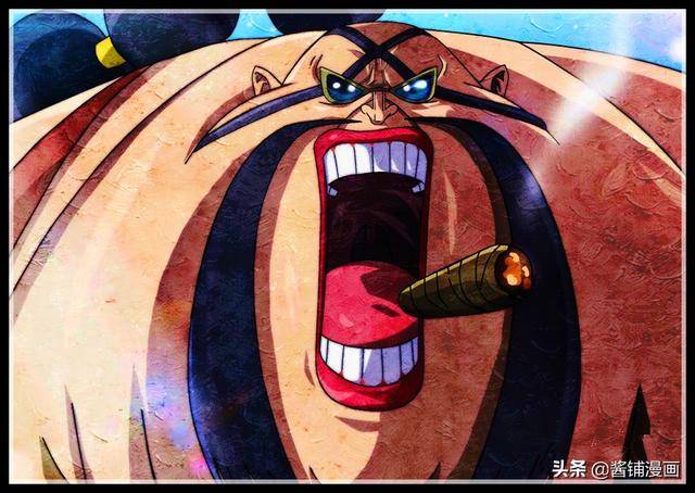 海賊王936話圖片：路飛給奎因起綽號叫氣球，還夸奎因是個大好人