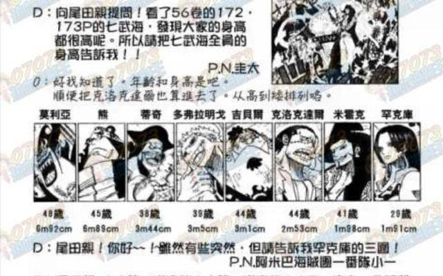 海賊王：6個七武海見過海賊王羅傑，最大的50歲了，最小的才40歲