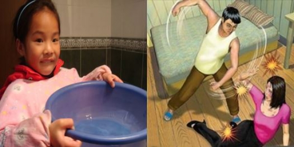  婆婆稱洗腳水太燙，將整盆潑6歲女兒臉上，老公連夜趕回，第二天看到家裡一片狼藉和嚇壞的婆嫂！！