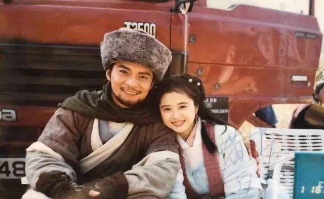 97年《天龍八部》珍藏照，43歲前TVB小花被稱最美小鍾靈 