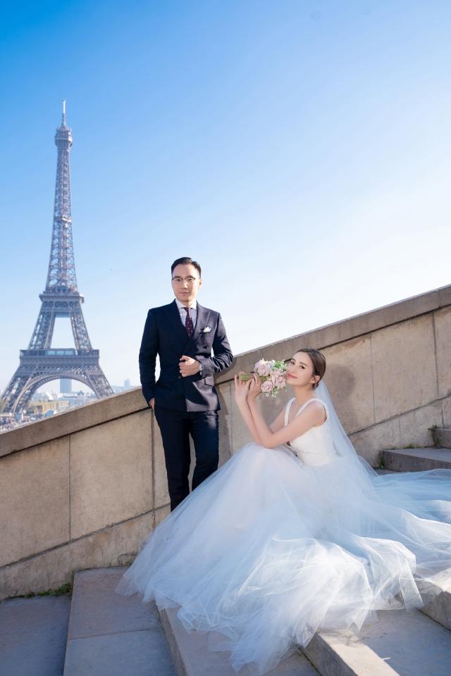 TVB前花旦沉卓盈宣布婚訊，並曬出與富商男友拍的浪漫婚紗照！