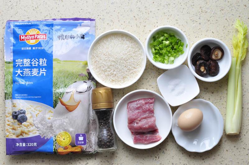 一碗內容豐富的粥可以這樣煮----燕麥雞蛋瘦肉粥 