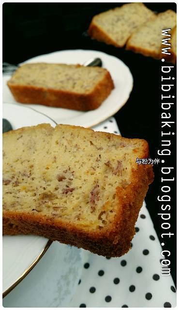 「烤香蕉蛋糕」【Baked Banana Cake】